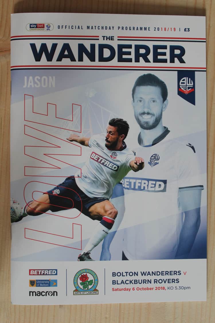 Bolton Wanderers FC v Blackburn Rovers FC